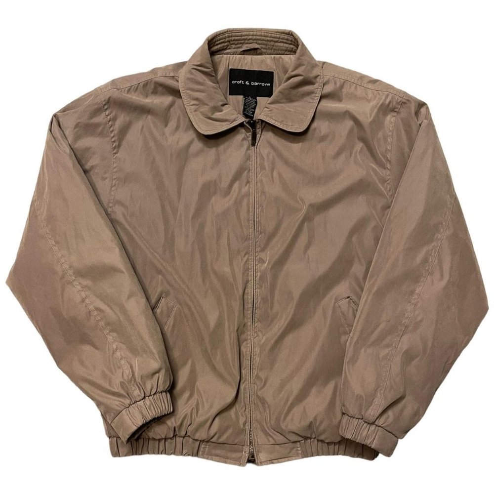 Vintage Croft & Borrows Brown Full Zip Jacket